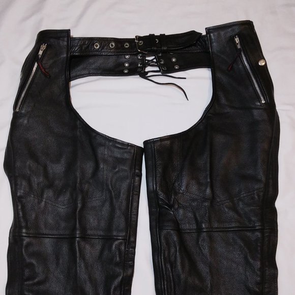 Vance Leather Chaps Mens - Picture 3 of 10